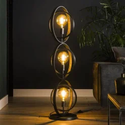 Vloerlampen*HUUS Vloerlamp Roxy – 3 bollen