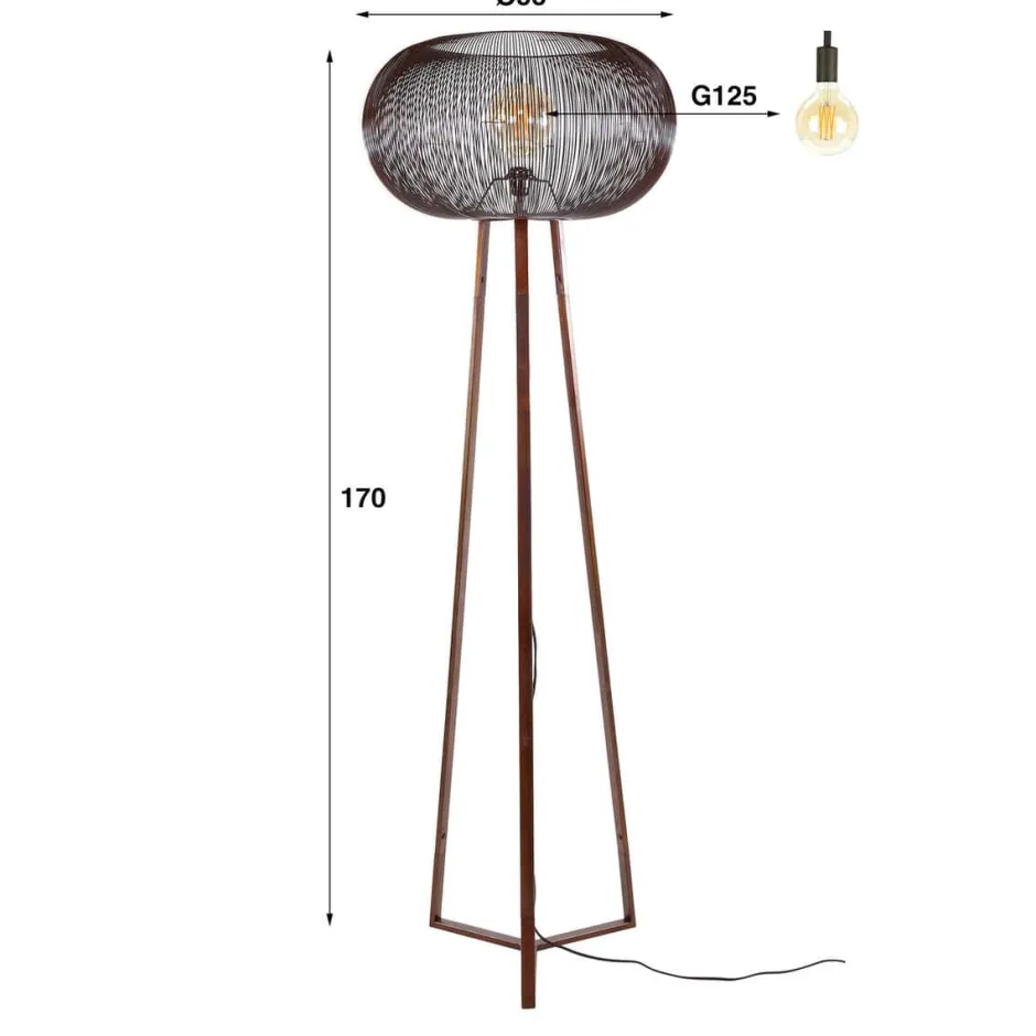 Vloerlampen*HUUS Vloerlamp Veller