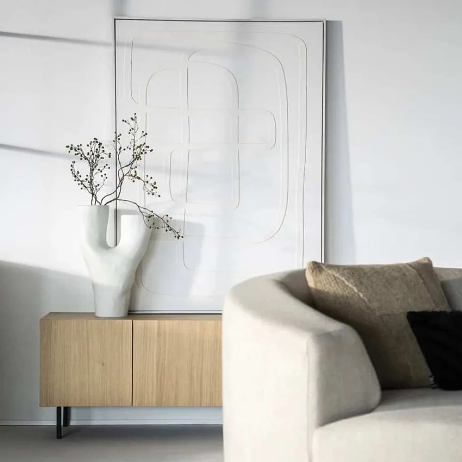 Wanddecoratie*HUUS Wanddecoratie Ono Taupe